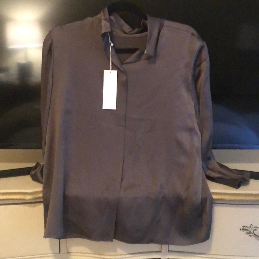 VINCE top satin